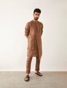 YAM - KURTA - BROWN view 5