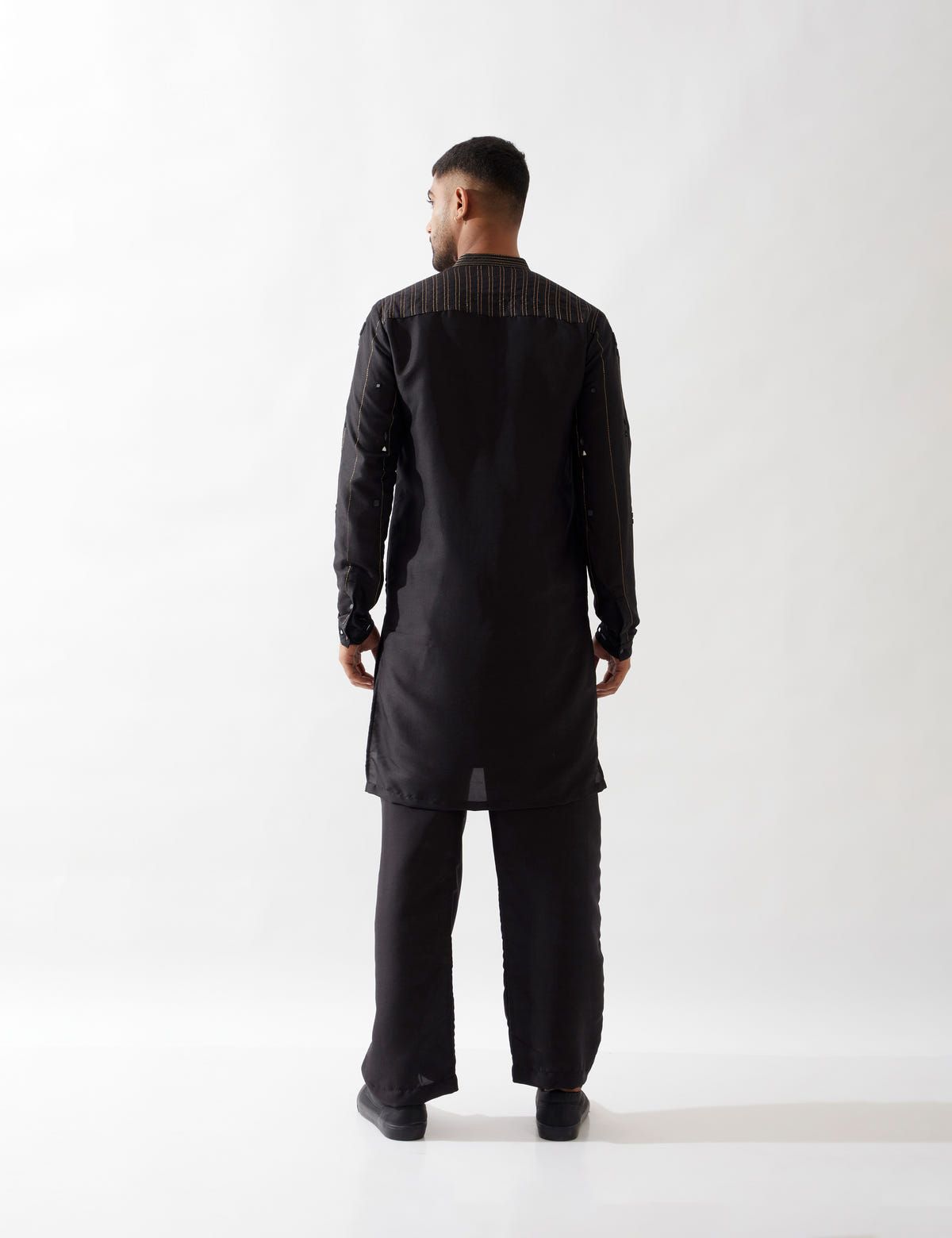 ALAN KURTA SET - BLACK - image 4