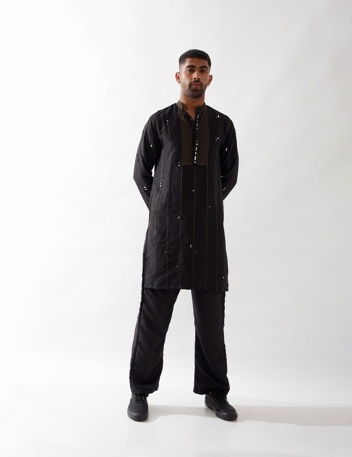 ALAN KURTA SET - BLACK - image 5