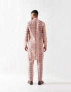 ZAKE BARBED KURTA SET - PINK view 3