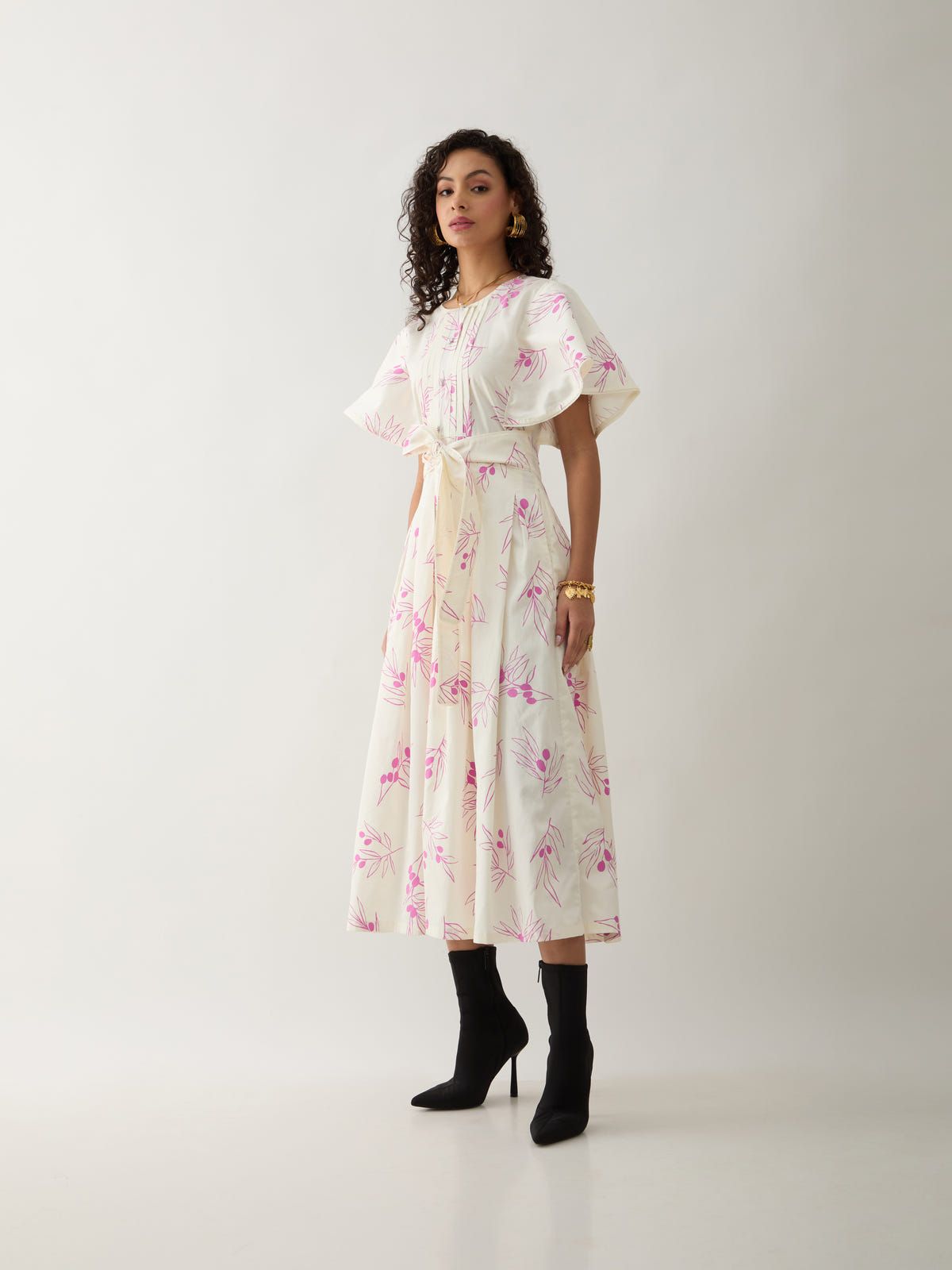 NERUL DRESS - OFF WHITE - image 2