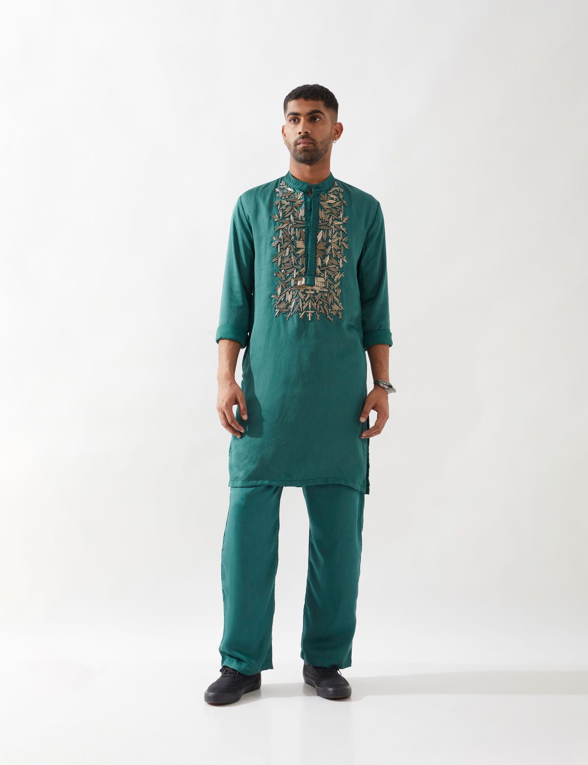 KEV KURTA SET - EMERALD - image 1