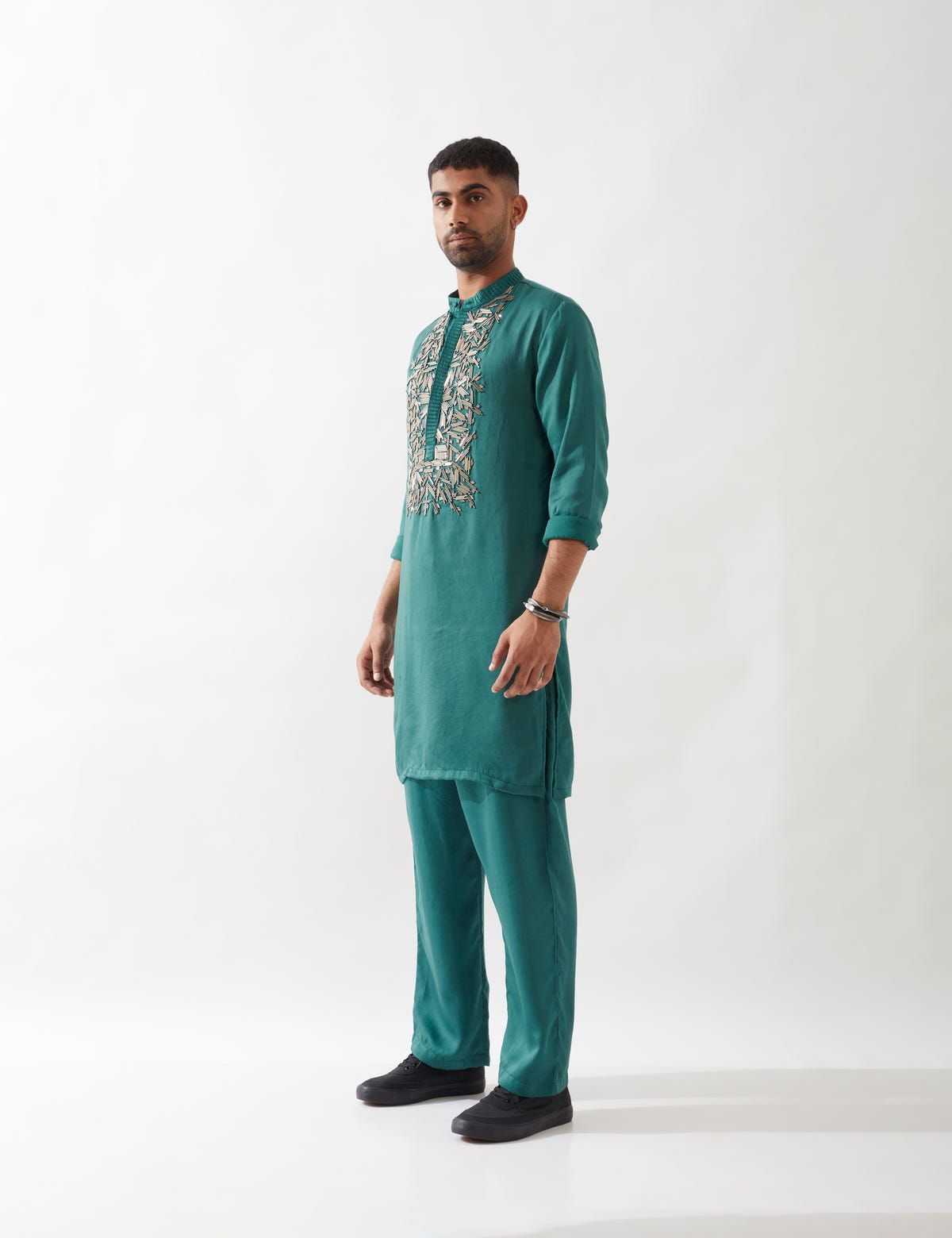 KEV KURTA SET - EMERALD - image 3
