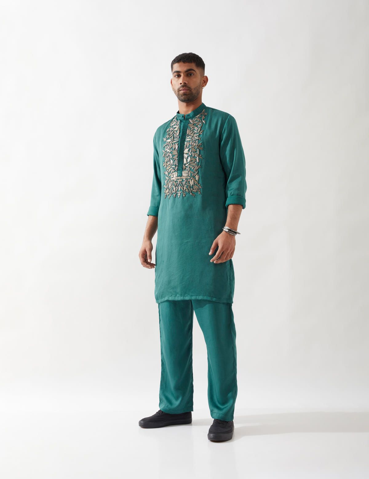 KEV KURTA SET - EMERALD - image 5