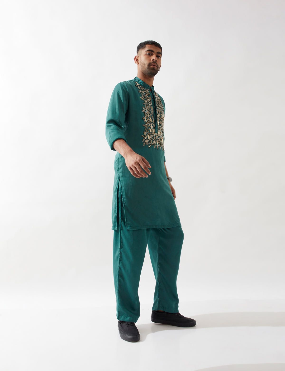 KEV KURTA SET - EMERALD - image 6