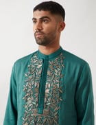 KEV KURTA SET - EMERALD view 7
