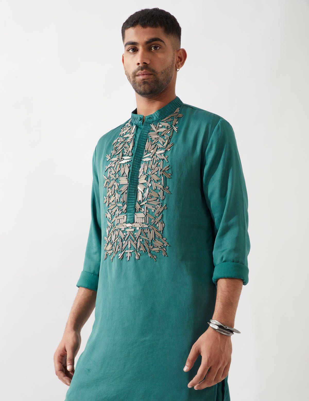 KEV KURTA SET - EMERALD - image 8