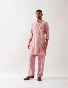 THEO KURTA SET - PINK view 1
