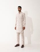 TORY VOID KURTA SET- IVORY view 2
