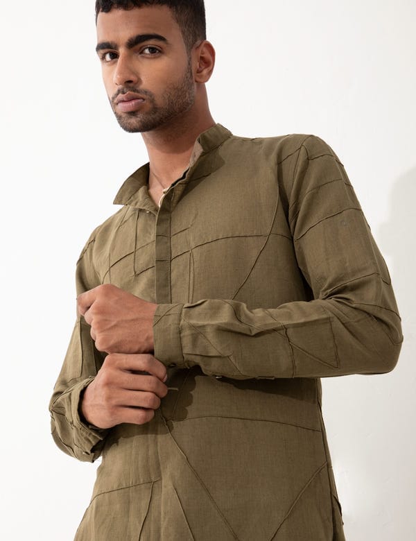SON OF A NOBLE - SNOB — GENO KURTA - BROWN