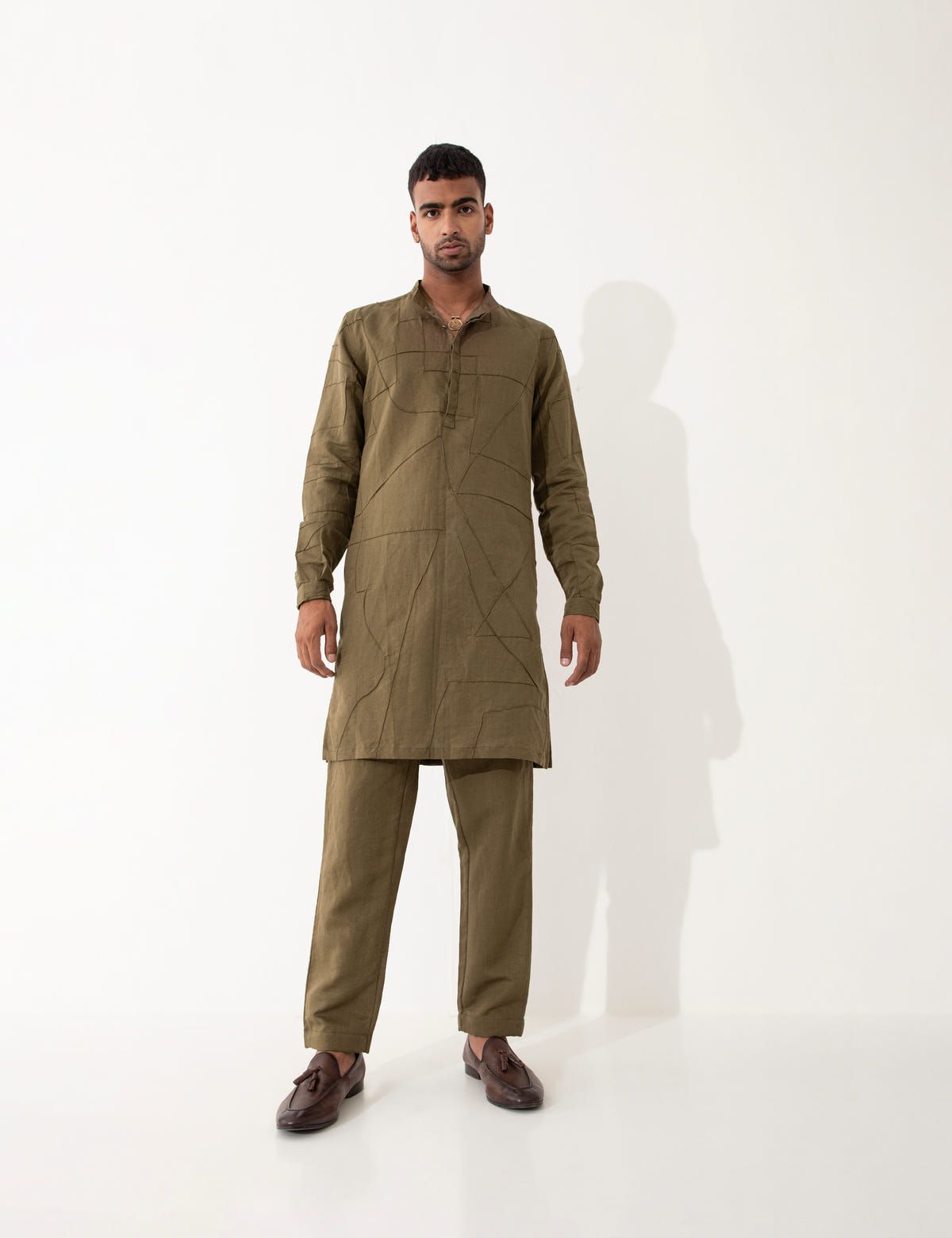 GENO KURTA - BROWN - image 6