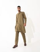 DION KURTA SET - BROWN view 1