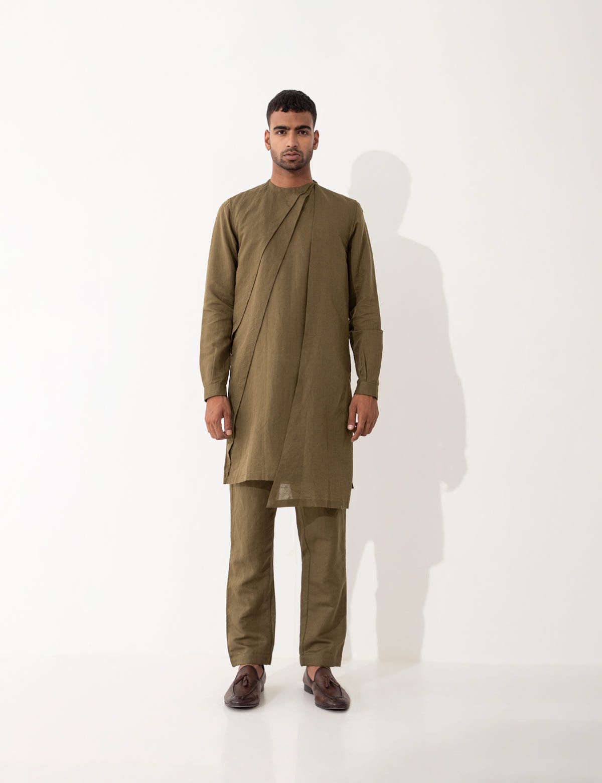 DION KURTA SET - BROWN - image 2