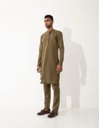 DION KURTA SET - BROWN view 3