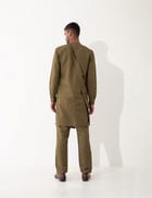 DION KURTA SET - BROWN view 5