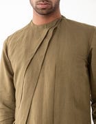 DION KURTA SET - BROWN view 6