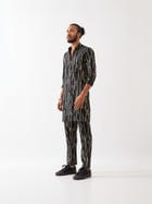 LUIS RAIN KURTA  - BLACK view 6