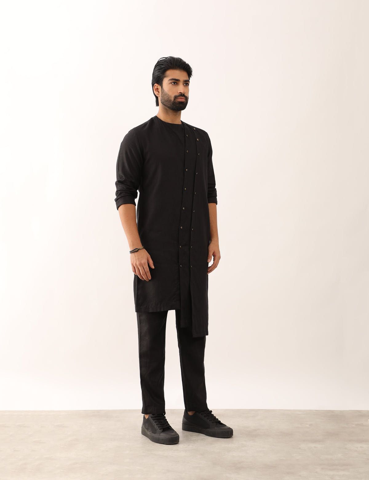 AYUSH KURTA  - BLACK - image 3