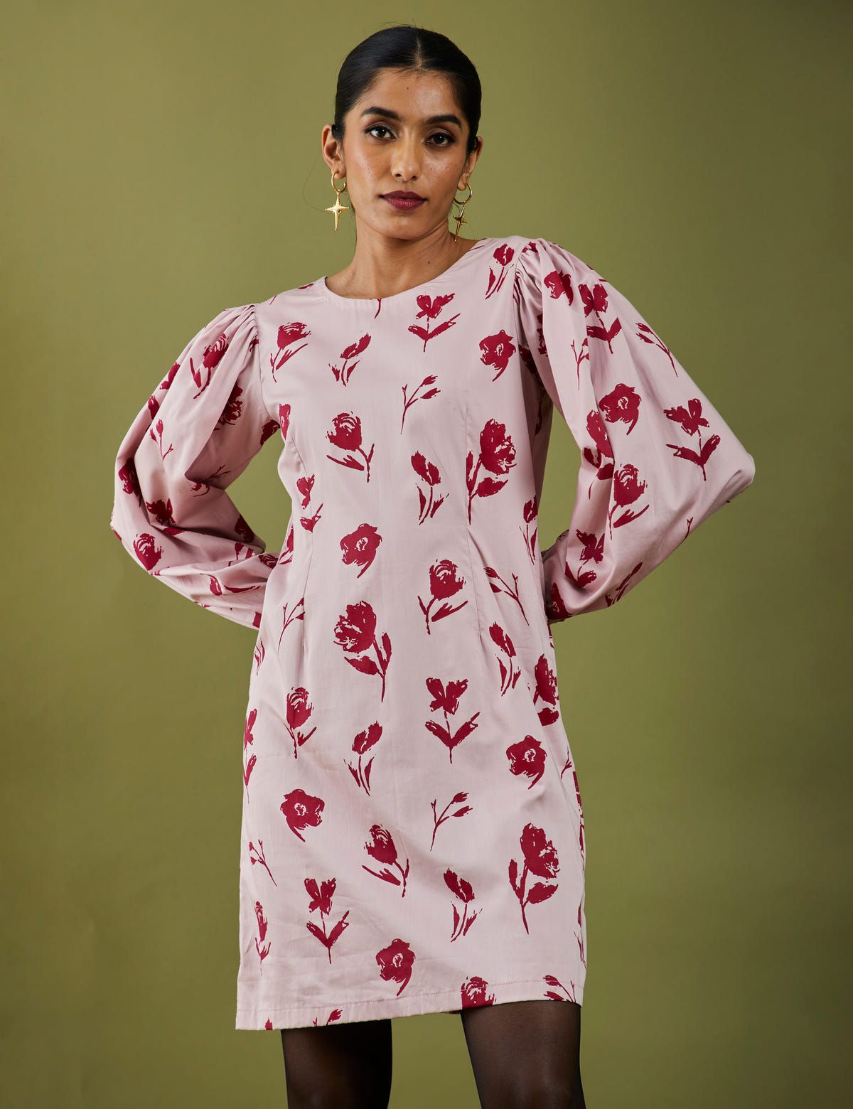 ARME DRESS  - ROSE - image 4