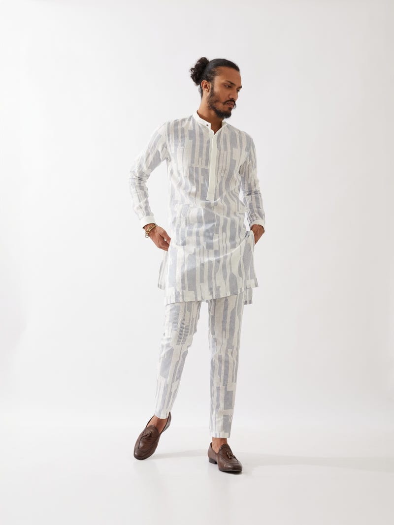 VINCENT SPACES KURTA - WHITE