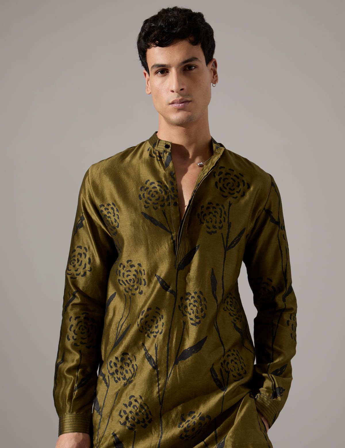 James Estate Kurta Set - Olive - image 1