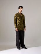 James Estate Kurta Set - Olive view 4