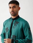ZANE FARM KURTA SET - EMERALD view 2