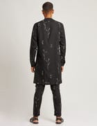 IVY KURTA BOTANY - BLACK view 4