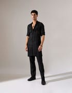 Aaron Kurta Set - Black view 2