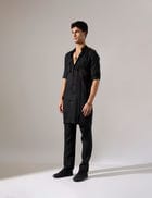 Aaron Kurta Set - Black view 3