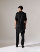 Aaron Kurta Set - Black view 4