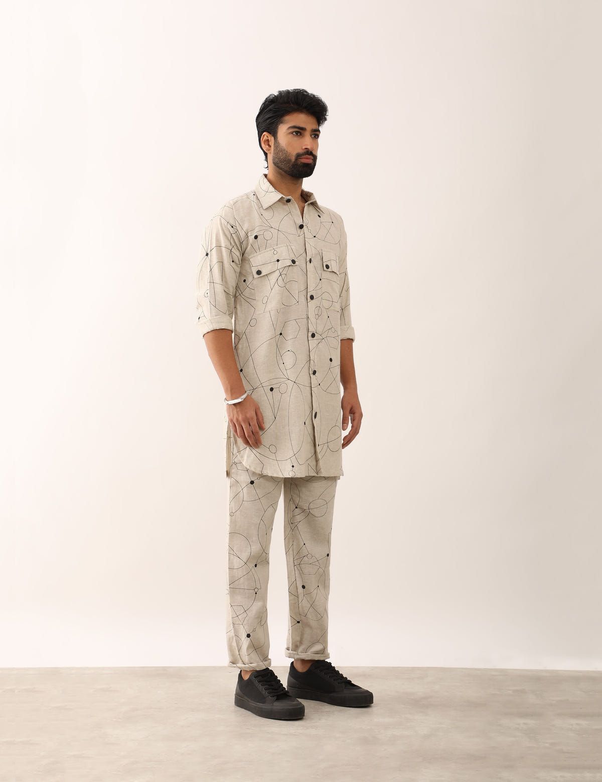 KABIR COSMOS SHIRT- IVORY - image 3
