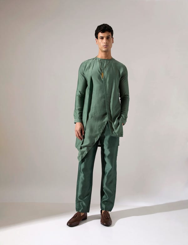 SON OF A NOBLE - SNOB — Avren Kurta Set - Sage