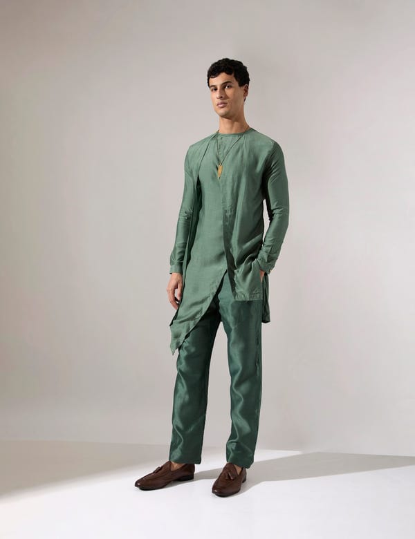SON OF A NOBLE - SNOB — Avren Kurta Set - Sage