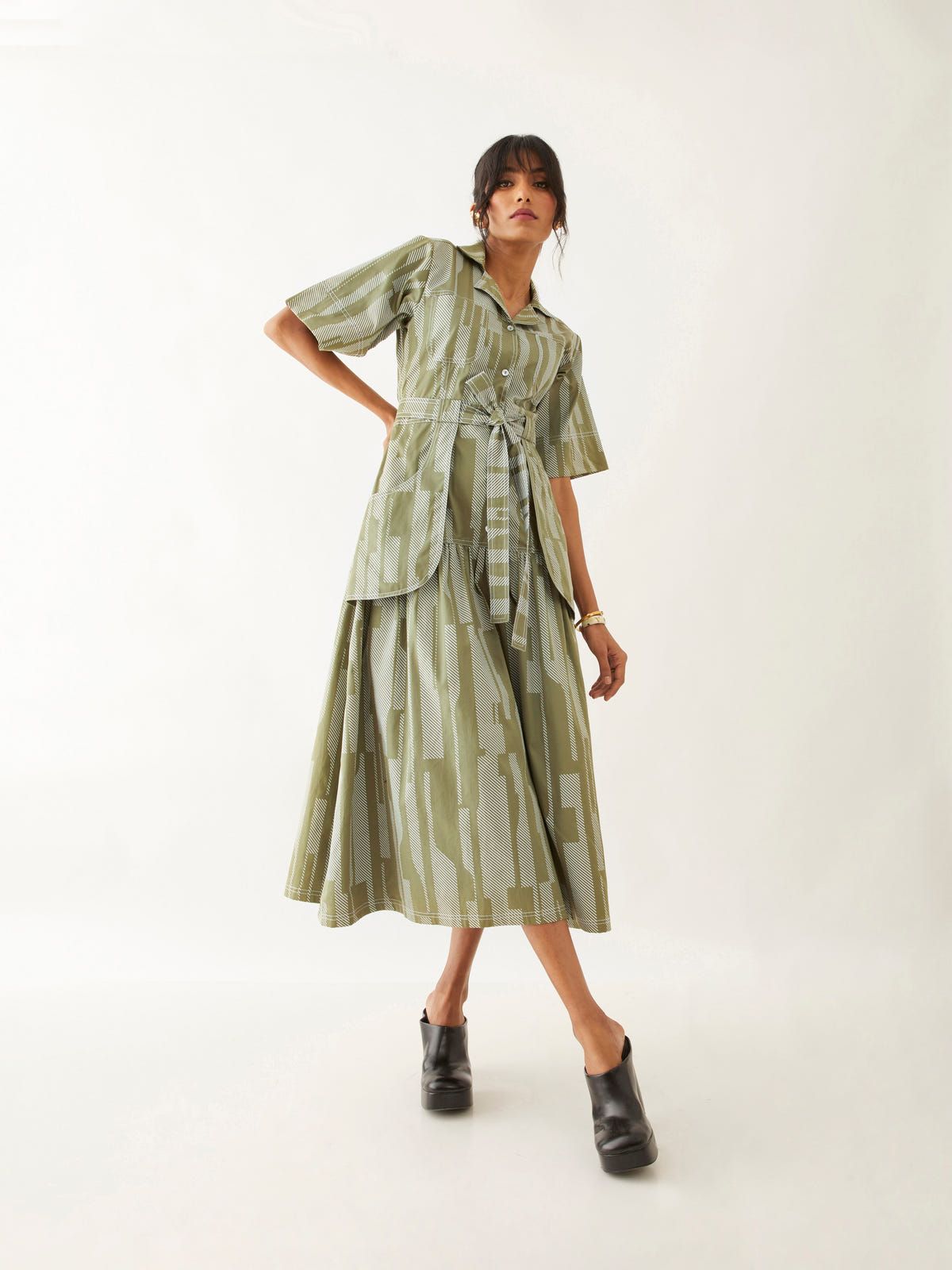 TAHITI DRESS - SAGE - image 1