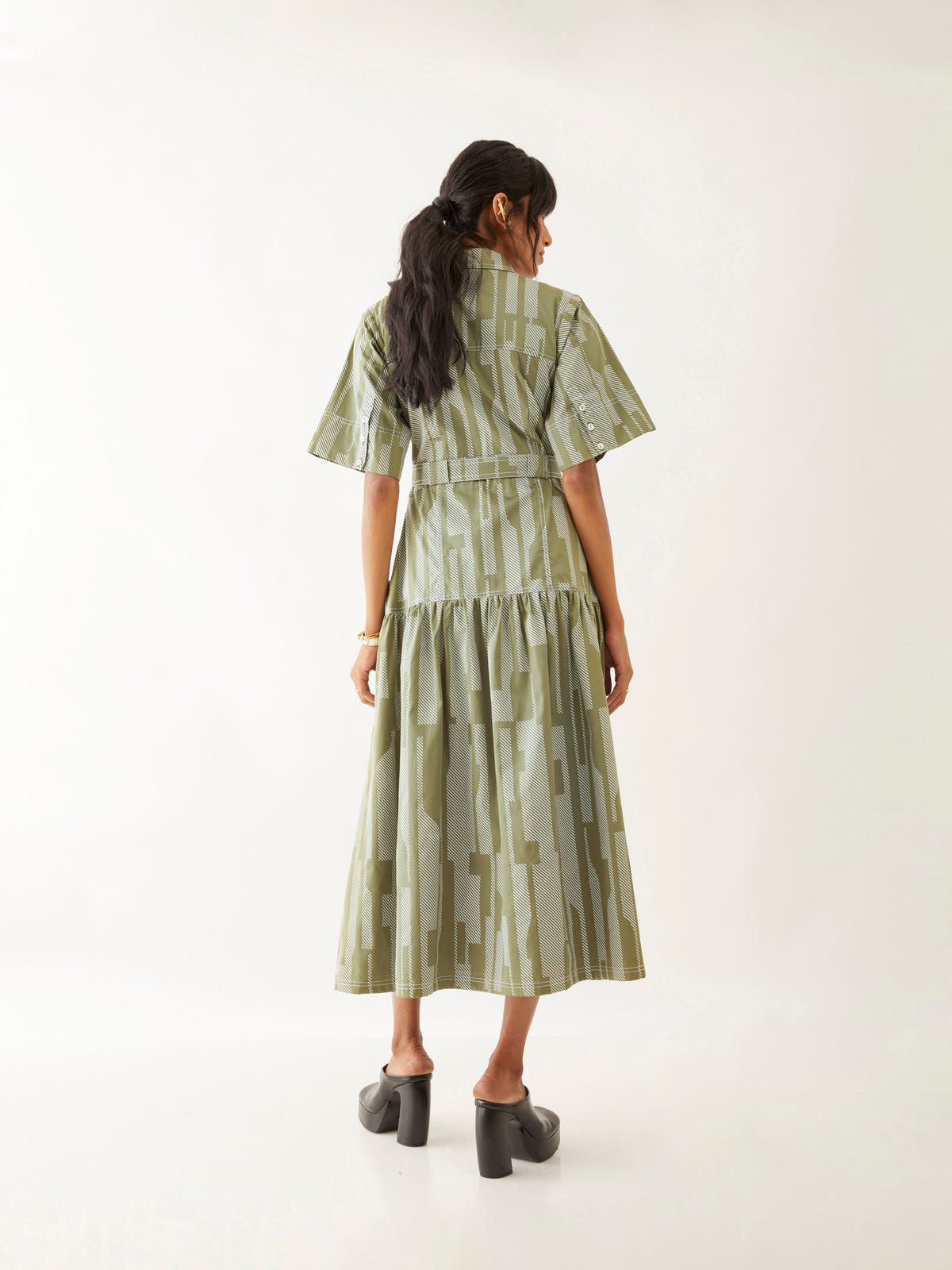 TAHITI DRESS - SAGE - image 3