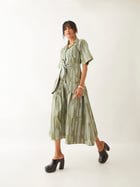 TAHITI DRESS - SAGE view 4