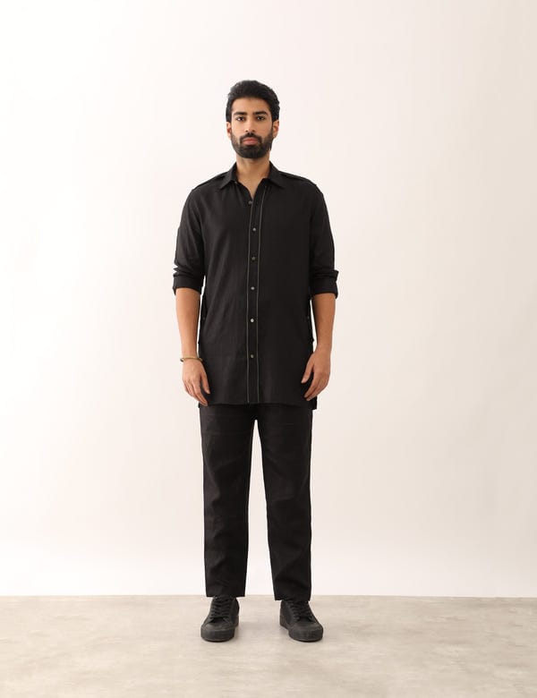 SON OF A NOBLE - SNOB — TEJAS SHIRT - BLACK
