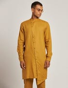 BIDAR KURTA - YELLOW view 1