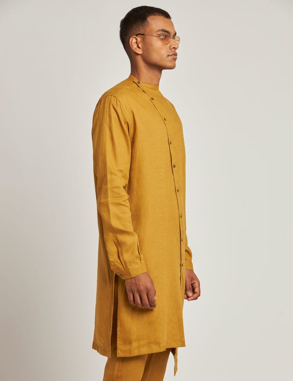SON OF A NOBLE - SNOB — BIDAR KURTA - YELLOW