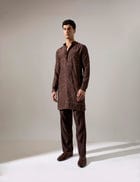 Abelard Riplee Kurta Set - Bark view 2