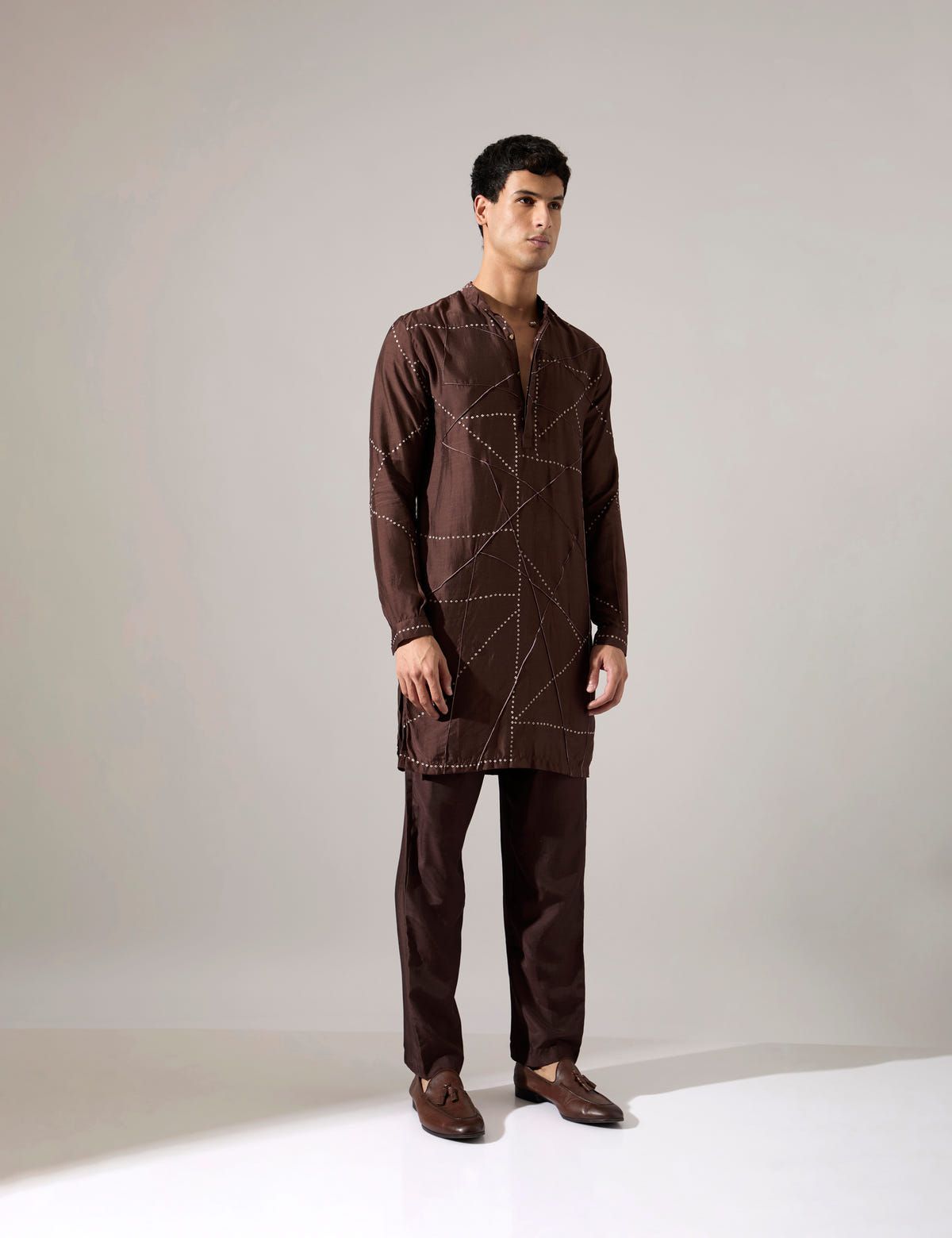Abelard Riplee Kurta Set - Bark - image 3
