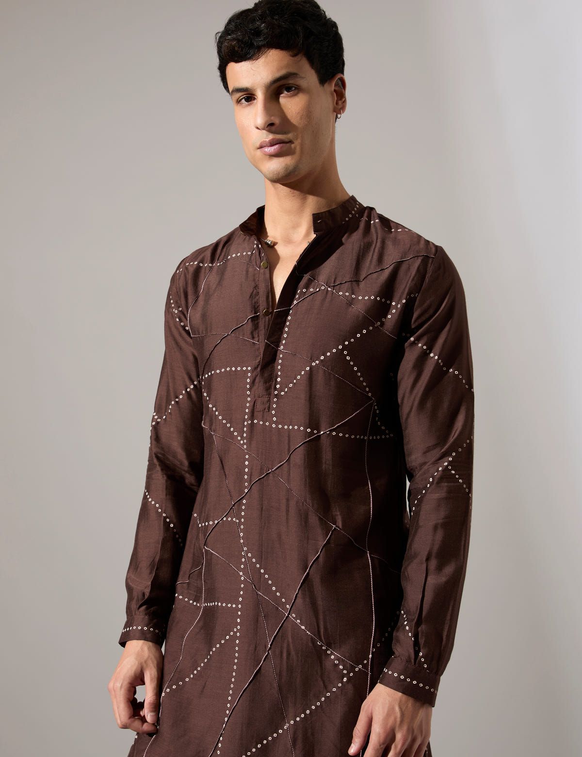 Abelard Riplee Kurta Set - Bark - image 5