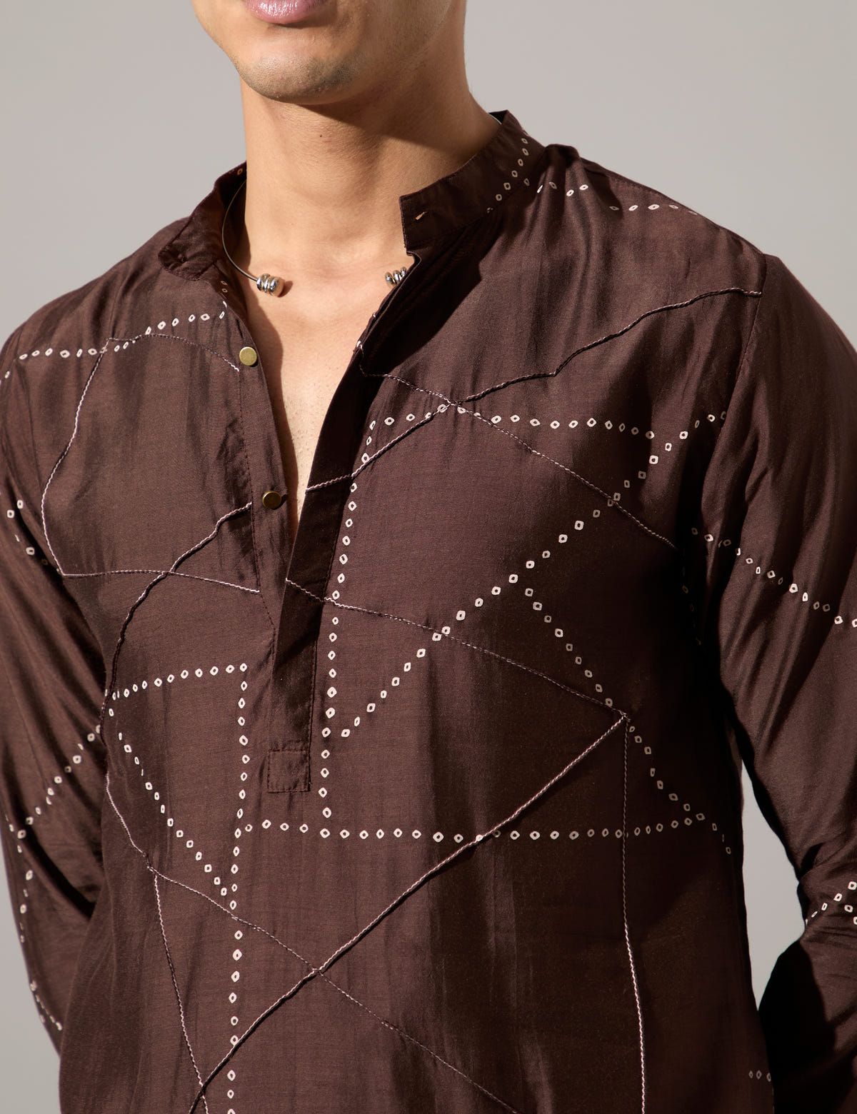 Abelard Riplee Kurta Set - Bark - image 6