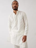 MASON KURTA SET - WHITE view 6
