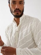 MASON KURTA SET - WHITE view 7