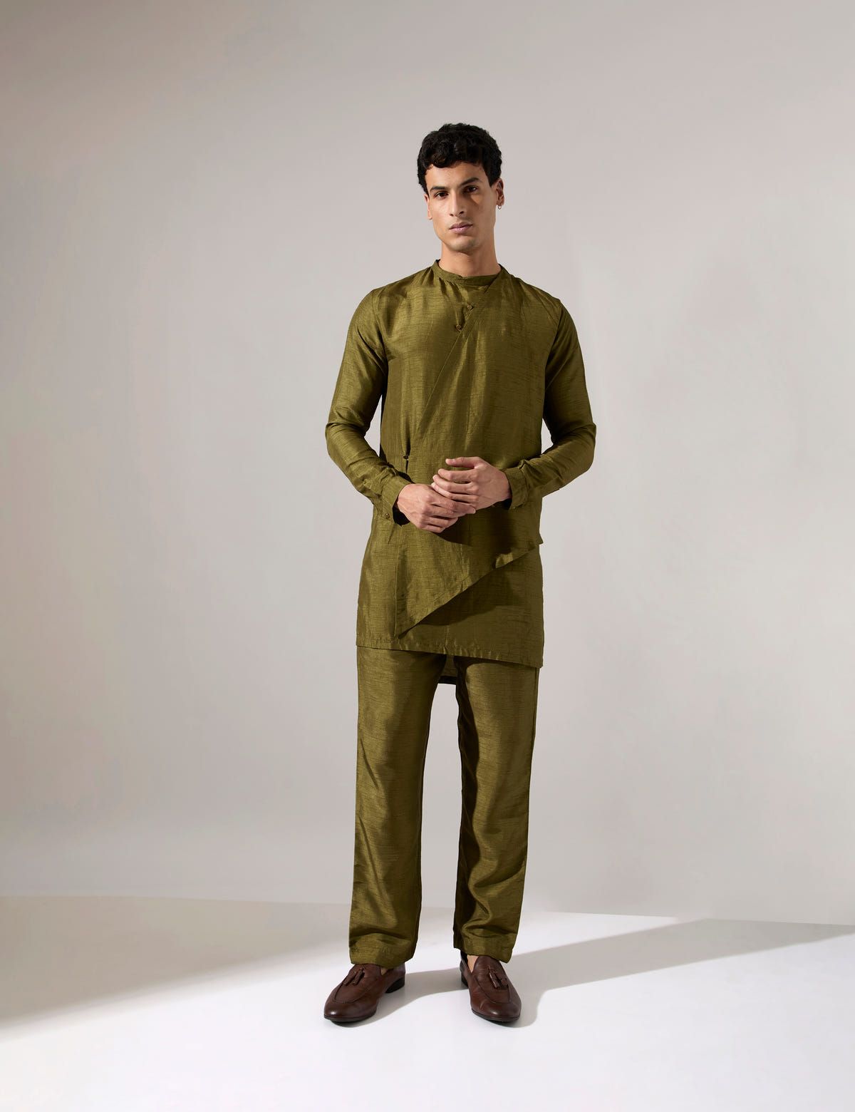 Caivs Kurta Set - Olive - image 1