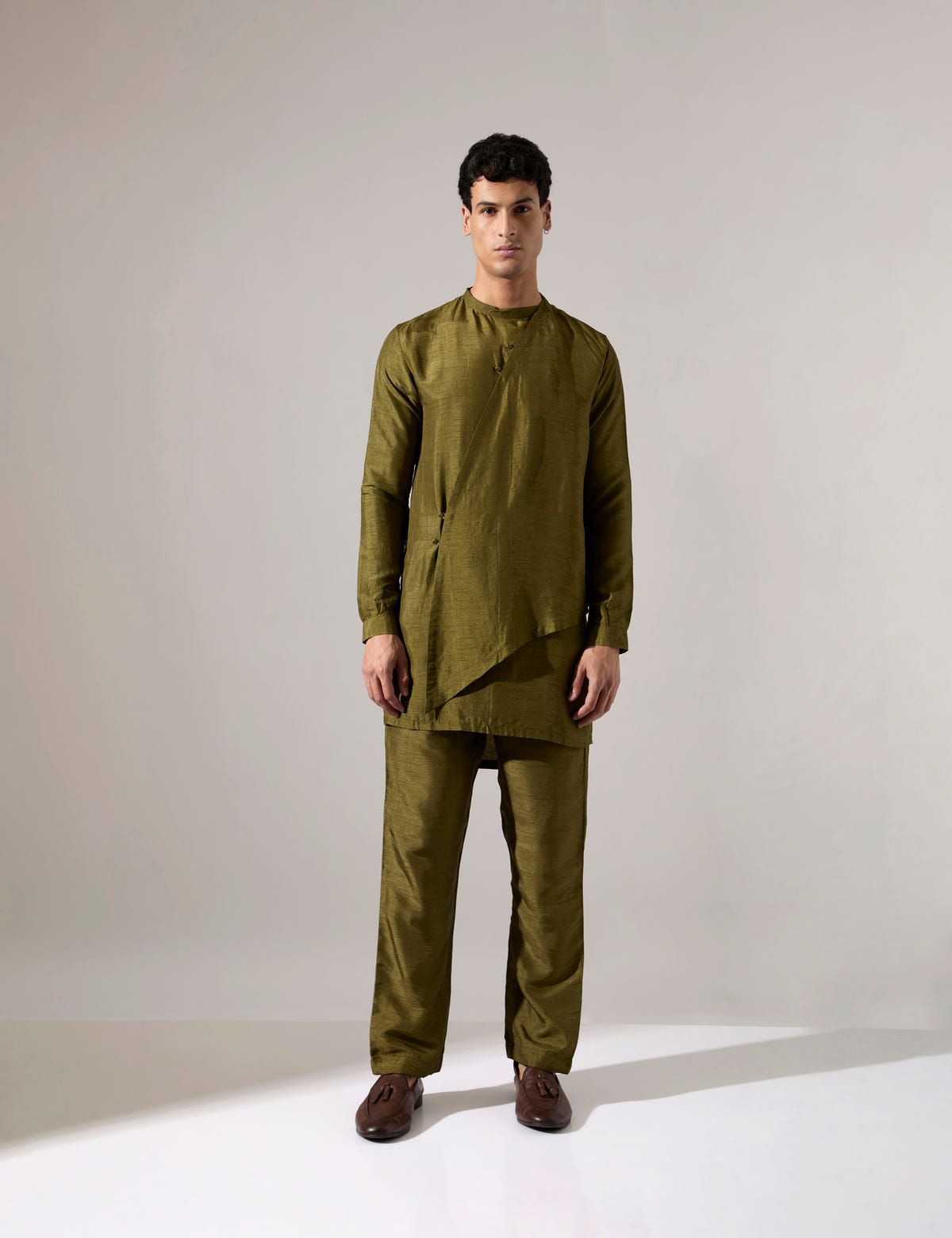 Caivs Kurta Set - Olive - image 2