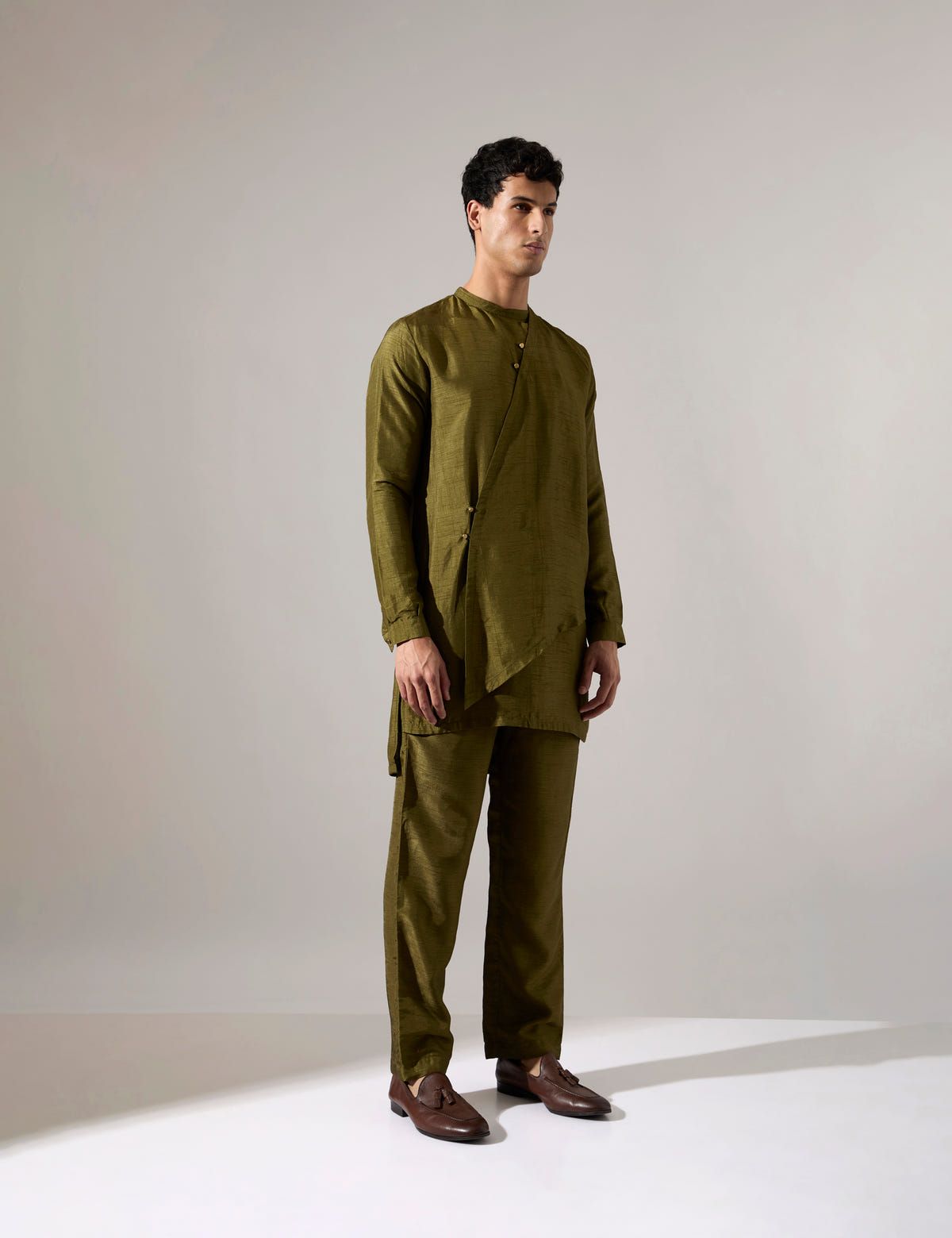 Caivs Kurta Set - Olive - image 3