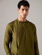 Caivs Kurta Set - Olive view 6